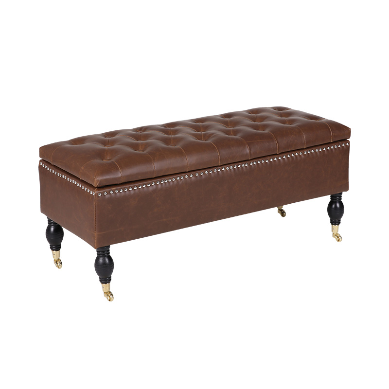 Ottoman de rangement en simili cuir : avantages, styles et guide d'achat